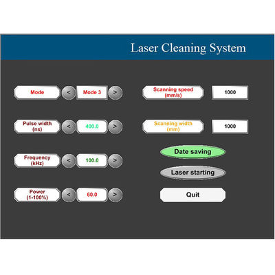 200khz Laser Cleaning Machine 1000W , 5m Laser Rust Removal Machine
